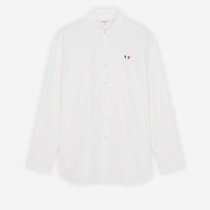 Maison Kitsuné , White Fox Patch Classic Shirt - size 34 (used 2 times only)